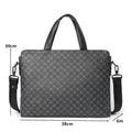 Serviette Homme PU Motif Floral Luxe Business Laptop 38x30x6cm – CLEVI Paris
