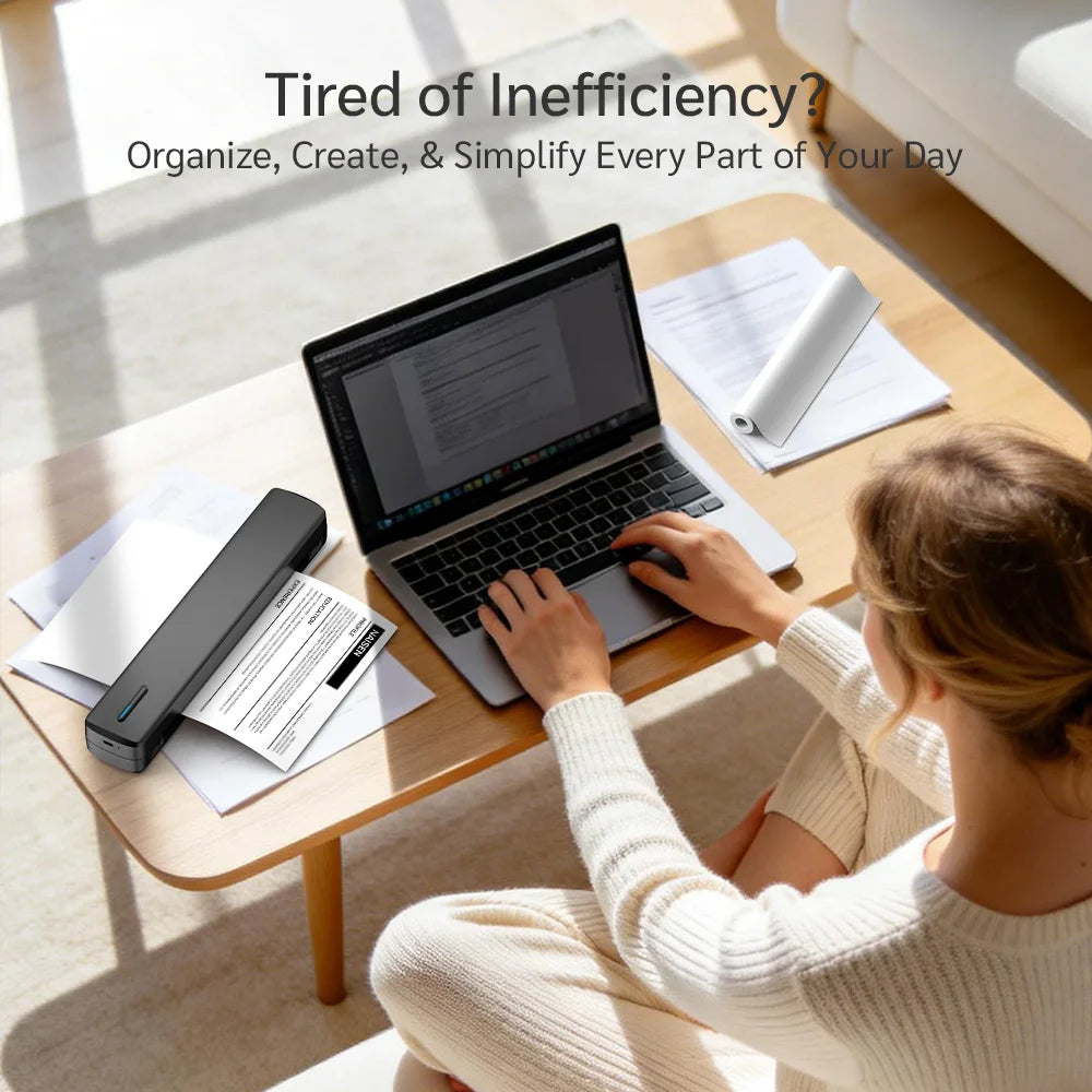 Imprimante thermique portable POLONO D810B – CLEVI Paris