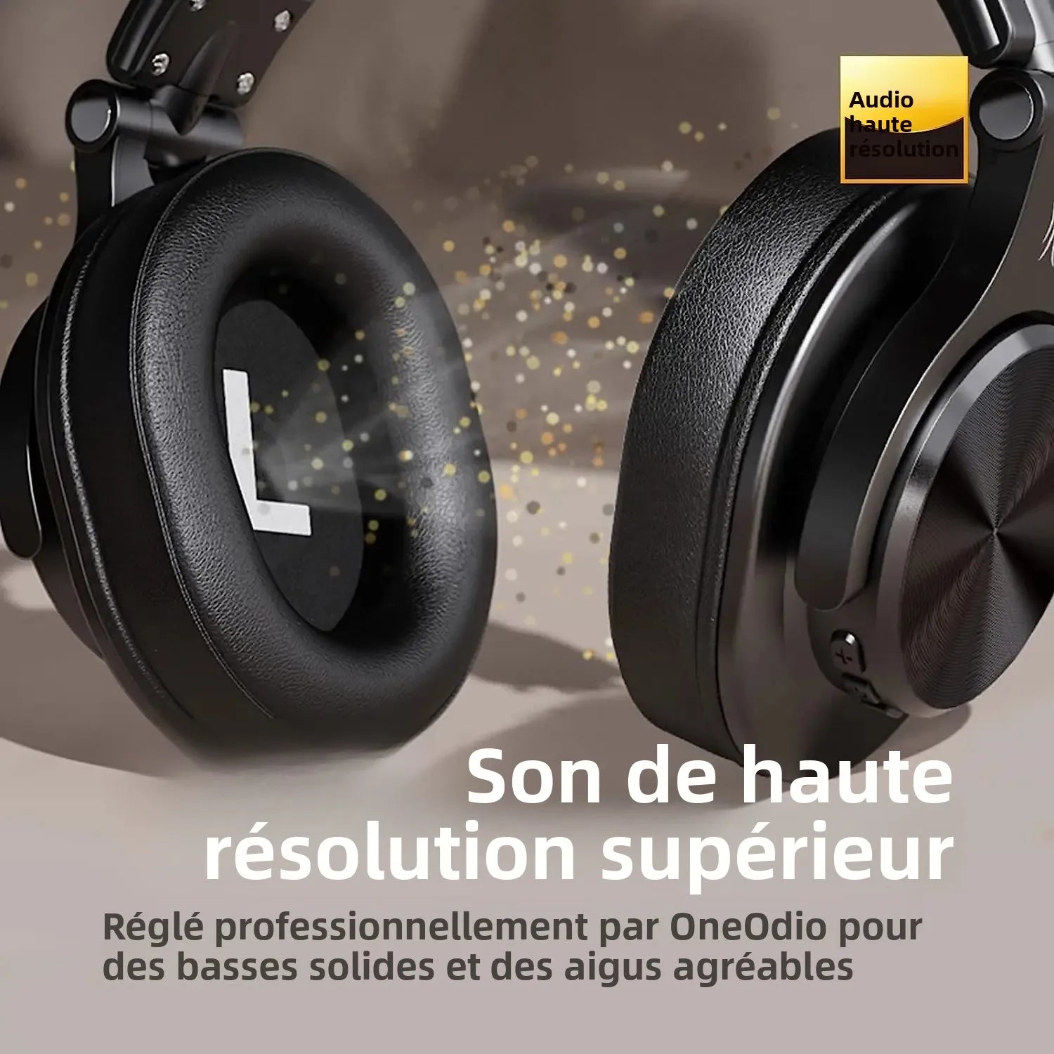 Casque Studio Oneodio Fusion A70 Bluetooth 5.2 HiFi 72h – CLEVI Paris