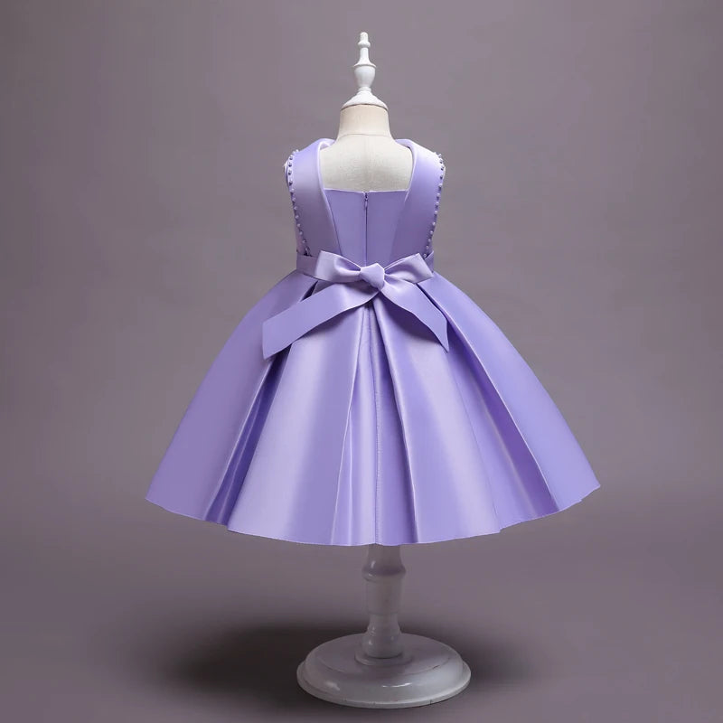 Robe princesse fille de cérémonie à fleurs – CLEVI Paris
