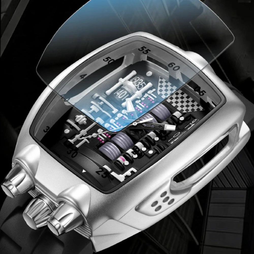 Montre STARPERISH W01 style futuriste – CLEVI Paris