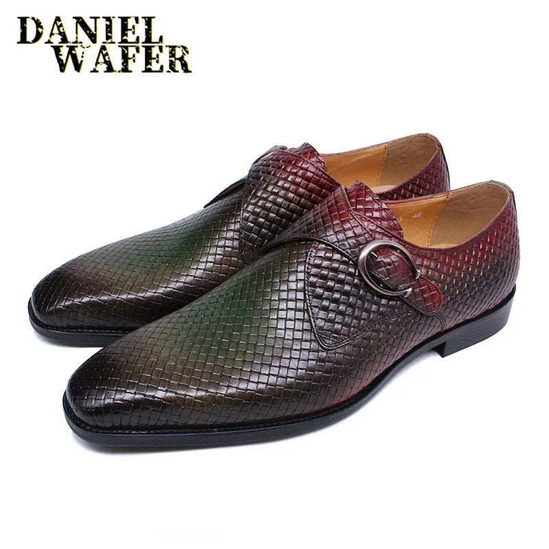 Mocassins homme à boucle en cuir – CLEVI Paris