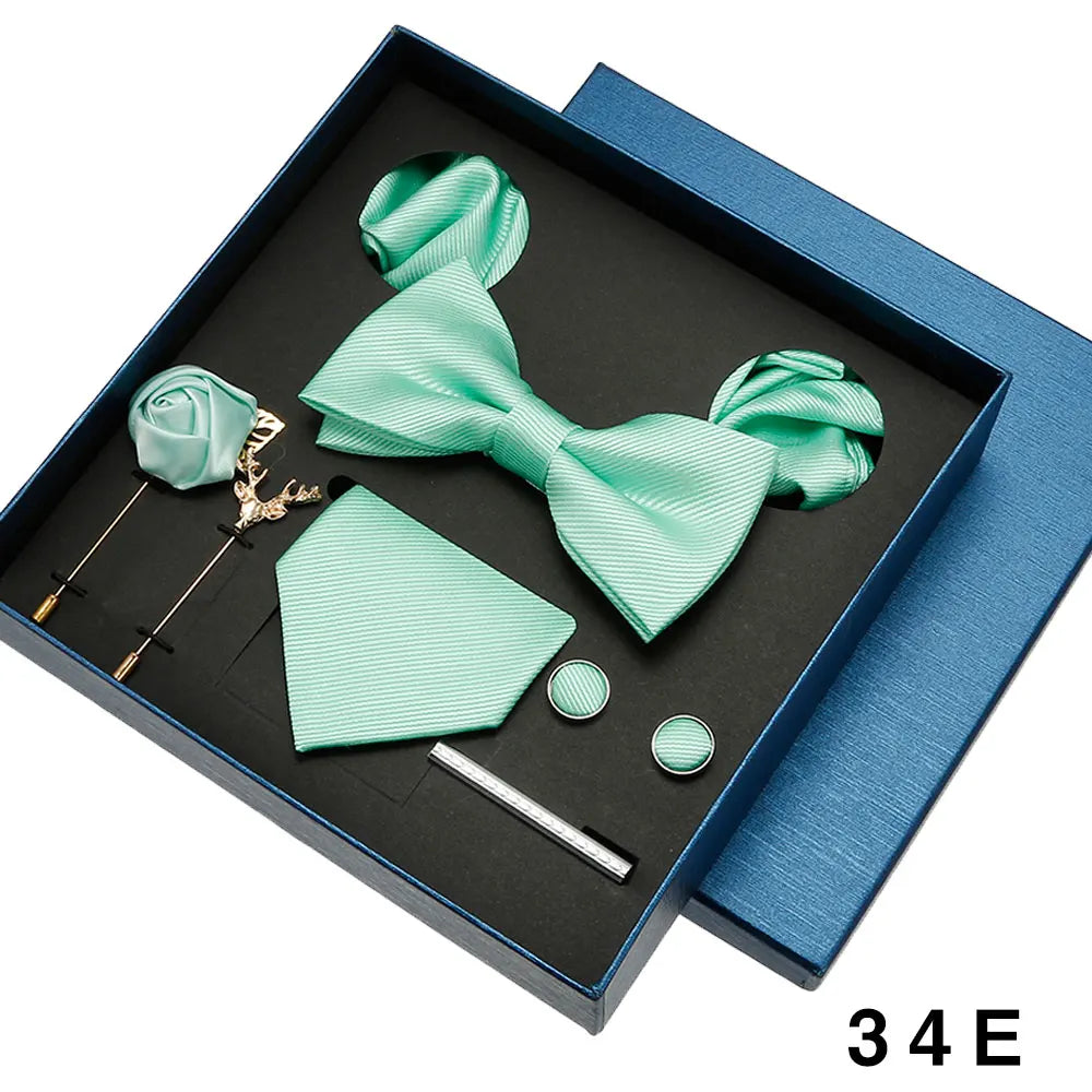 Coffret homme 8 pièces, cravate et accessoires – CLEVI Paris