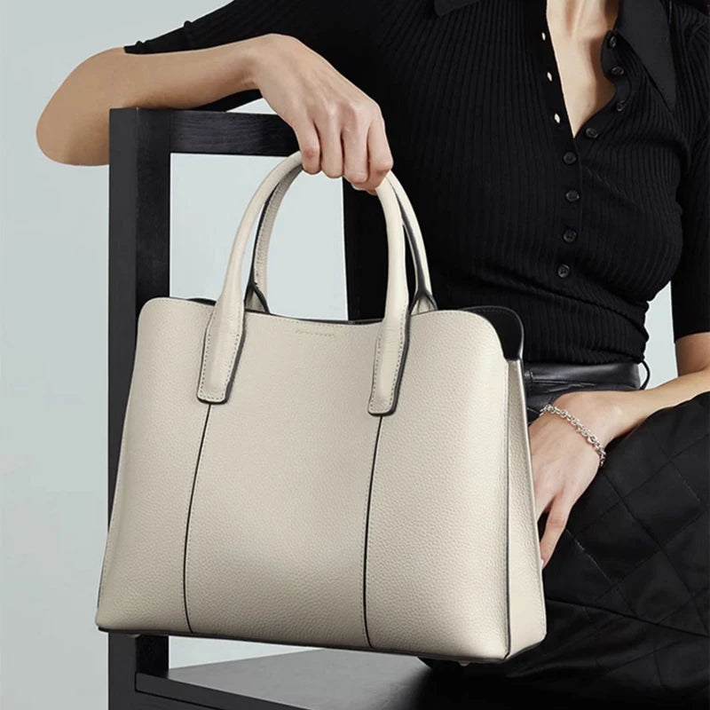 Sac à Main Cuir Vachette Femme Souple Zip – CLEVI Paris