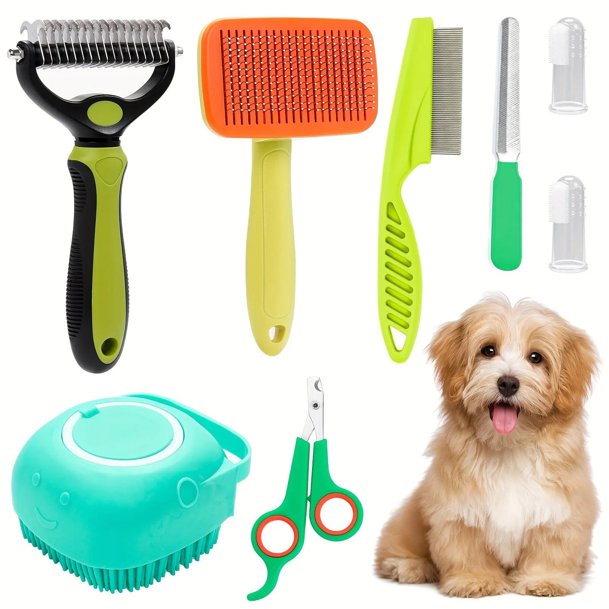 Kit de toilettage pour chat avec brosses – CLEVI Paris
