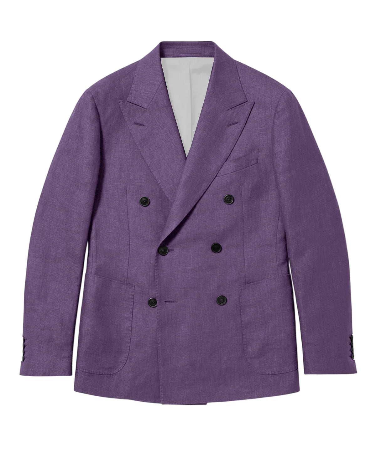Blazer croisé homme en lin – CLEVI Paris