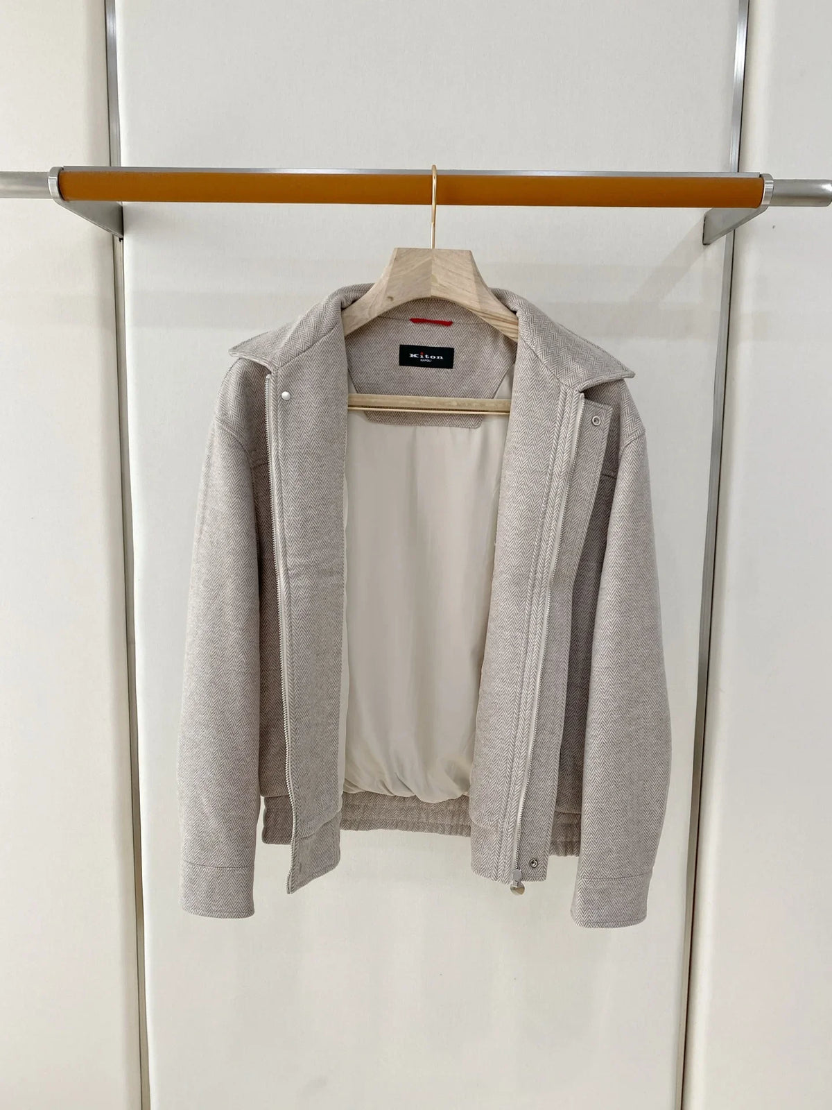 Veste homme zippée à doublure coton – CLEVI Paris