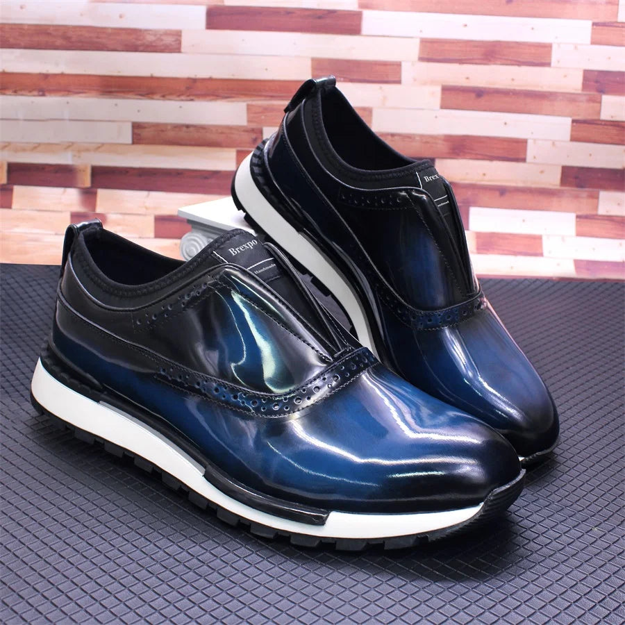 Chaussures homme en cuir à enfiler G22-32 – CLEVI Paris