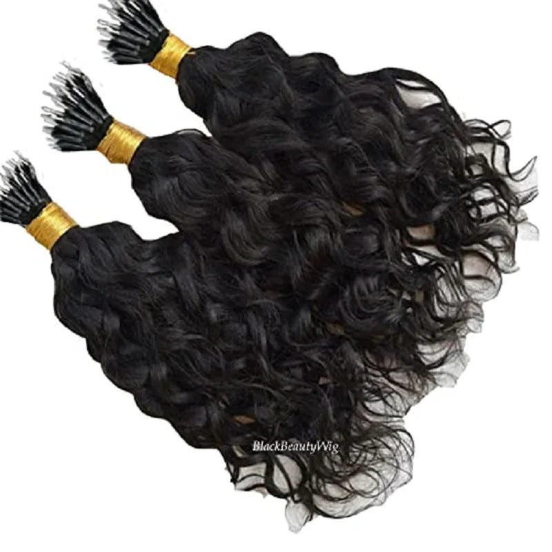 Extensions Nano Ring Loose Wave Remy Hair 100g – CLEVI Paris
