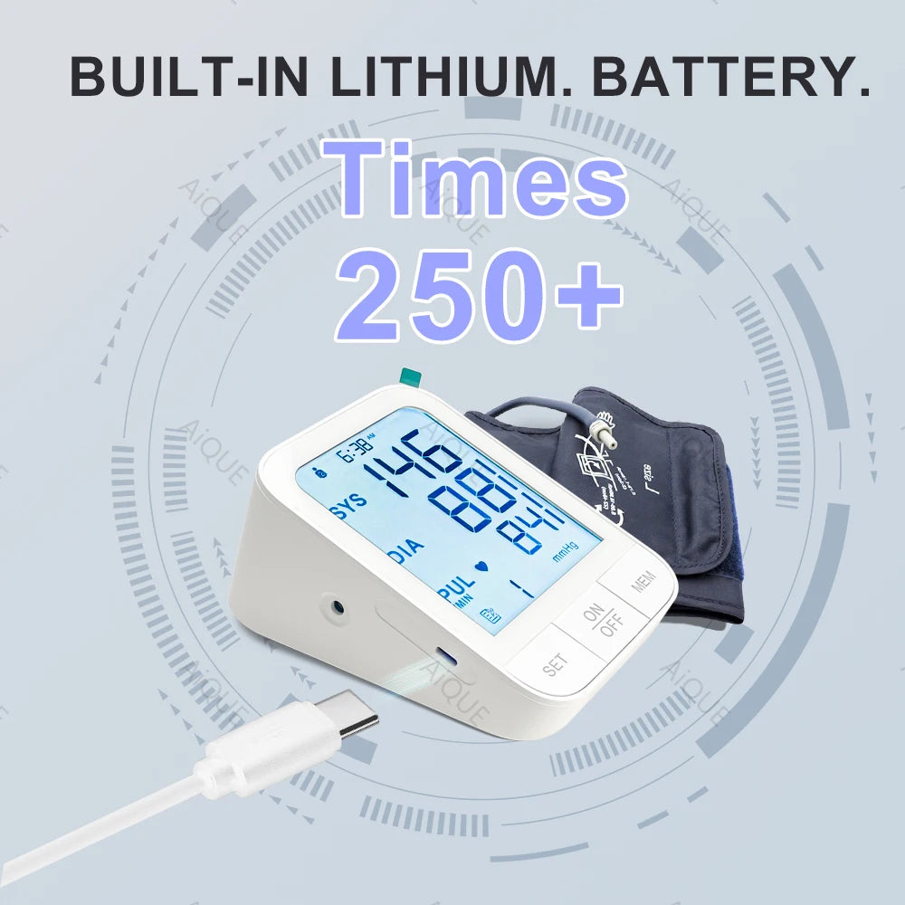 Tensiomètre Bras Automatique AIQUE LCD Rechargeable – CLEVI Paris