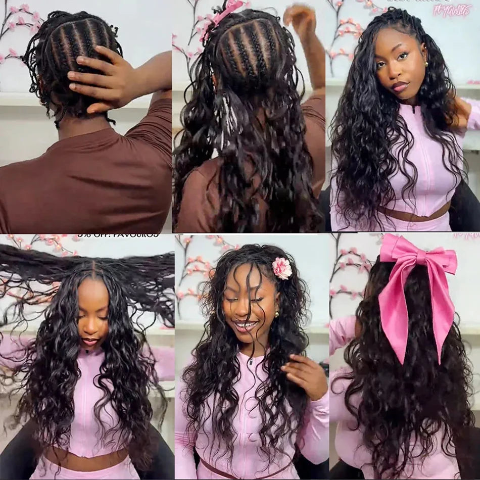Extensions Crochet Body Wave Cheveux Humains Remy Hair Brésiliens Knotless Légères – CLEVI Paris