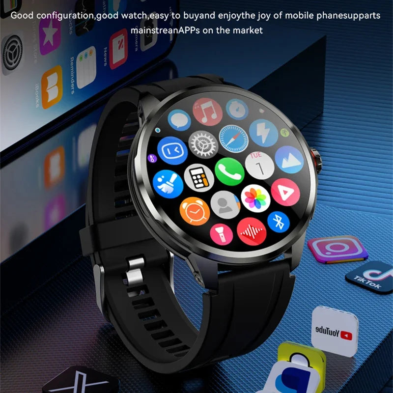 Montre BAOAIQI AMOLED 1,95″ GPS et SIM – CLEVI Paris