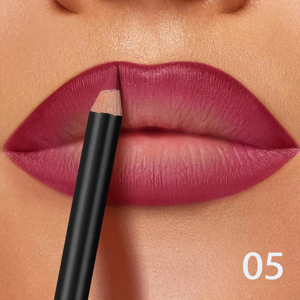 Crayon Contour Lèvres Waterproof CHOOSE RASME – Longue Tenue Matte 12 Teintes – CLEVI Paris
