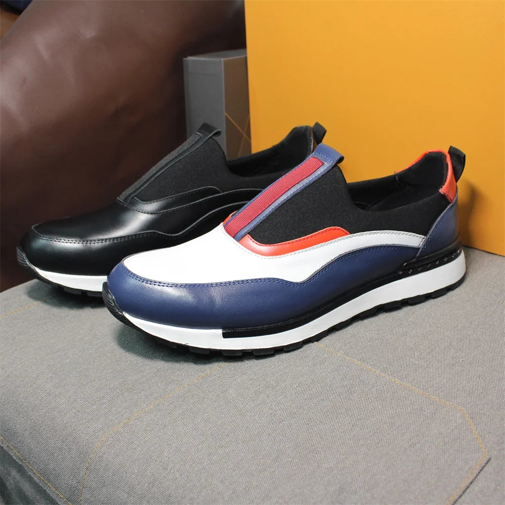 Chaussures homme en cuir W358-R202 – CLEVI Paris