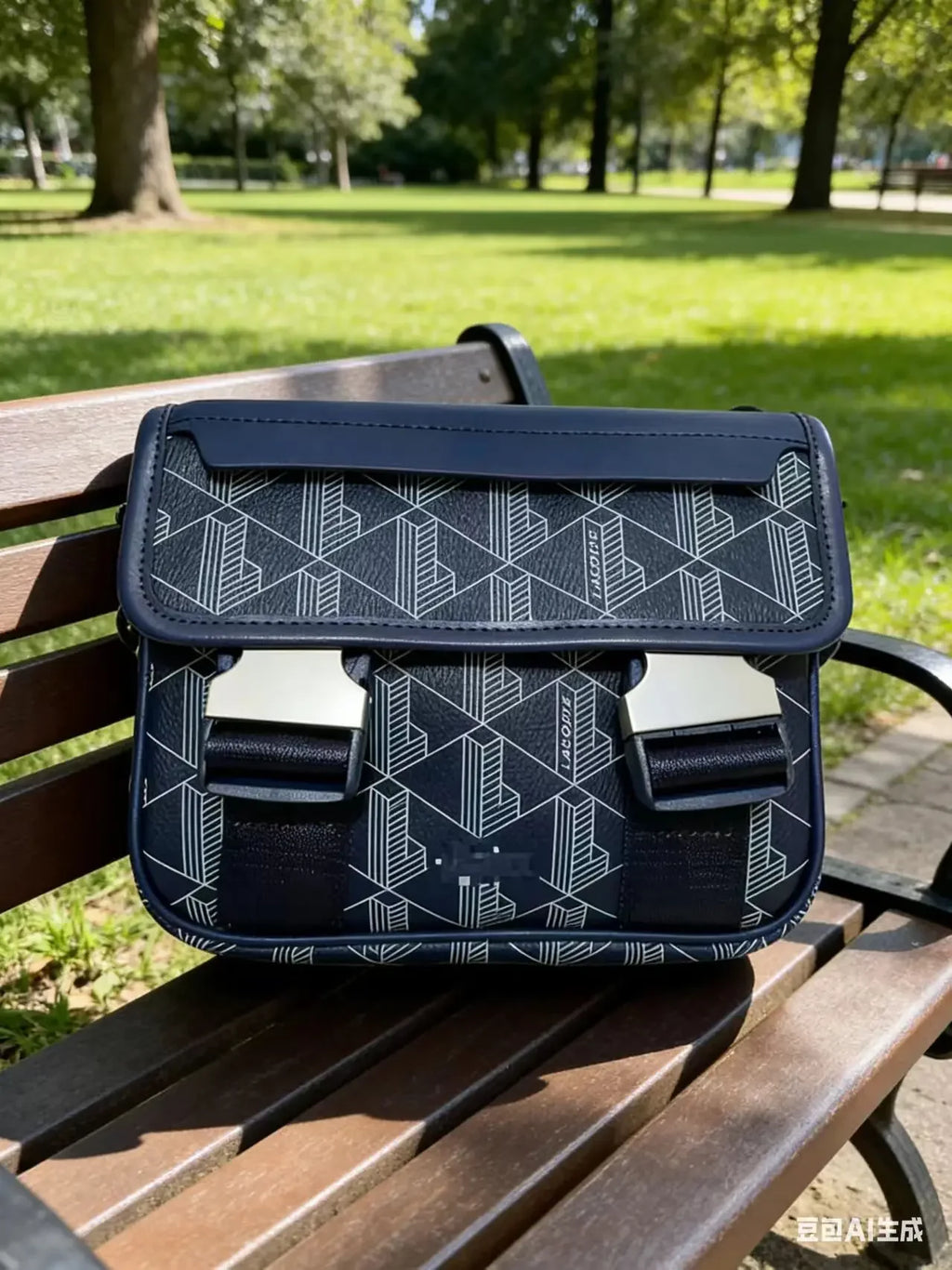 Sac Bandoulière Homme Rétro Imprimé PU Casual 21×9×18cm 9 Coloris – CLEVI Paris