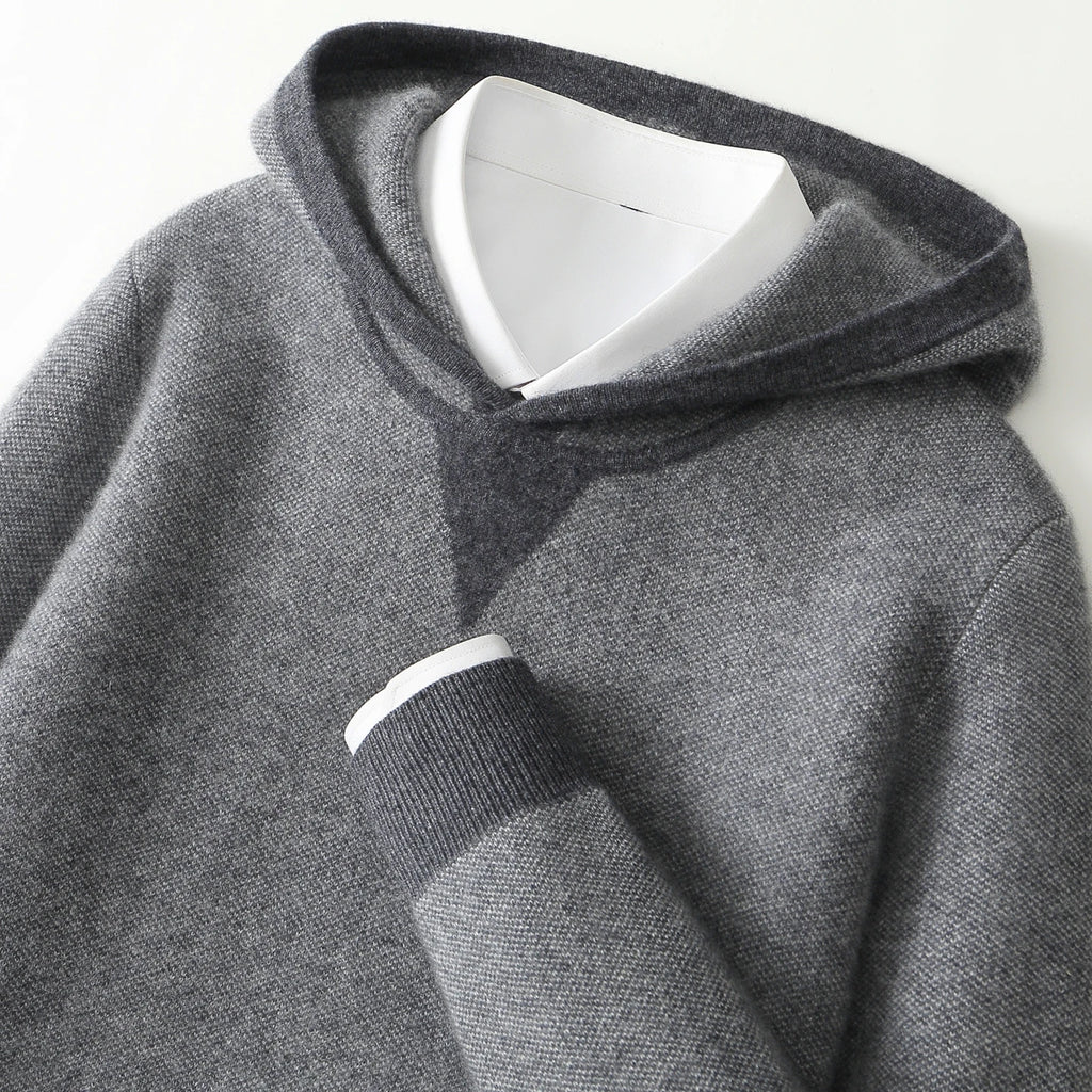 Ensemble homme à capuche en cachemire – CLEVI Paris