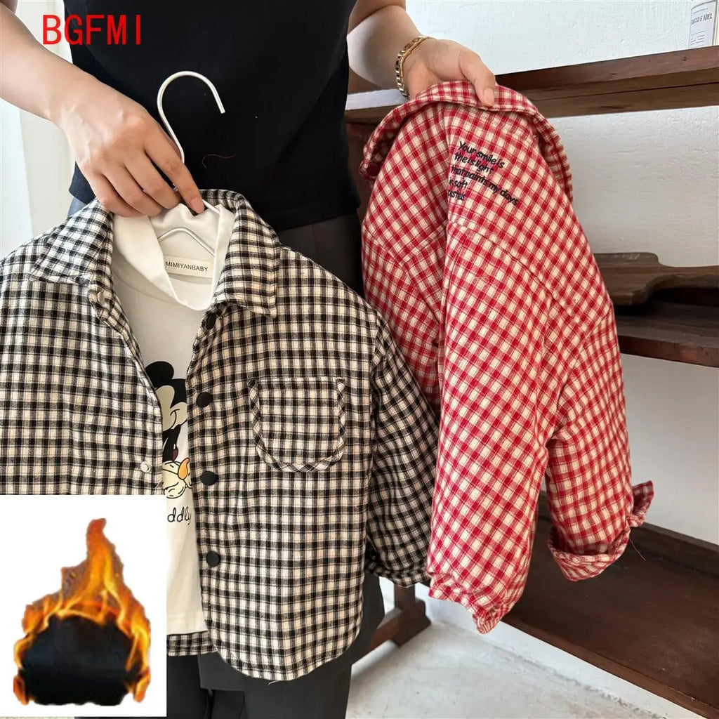 Veste matelassée enfant à carreaux – CLEVI Paris