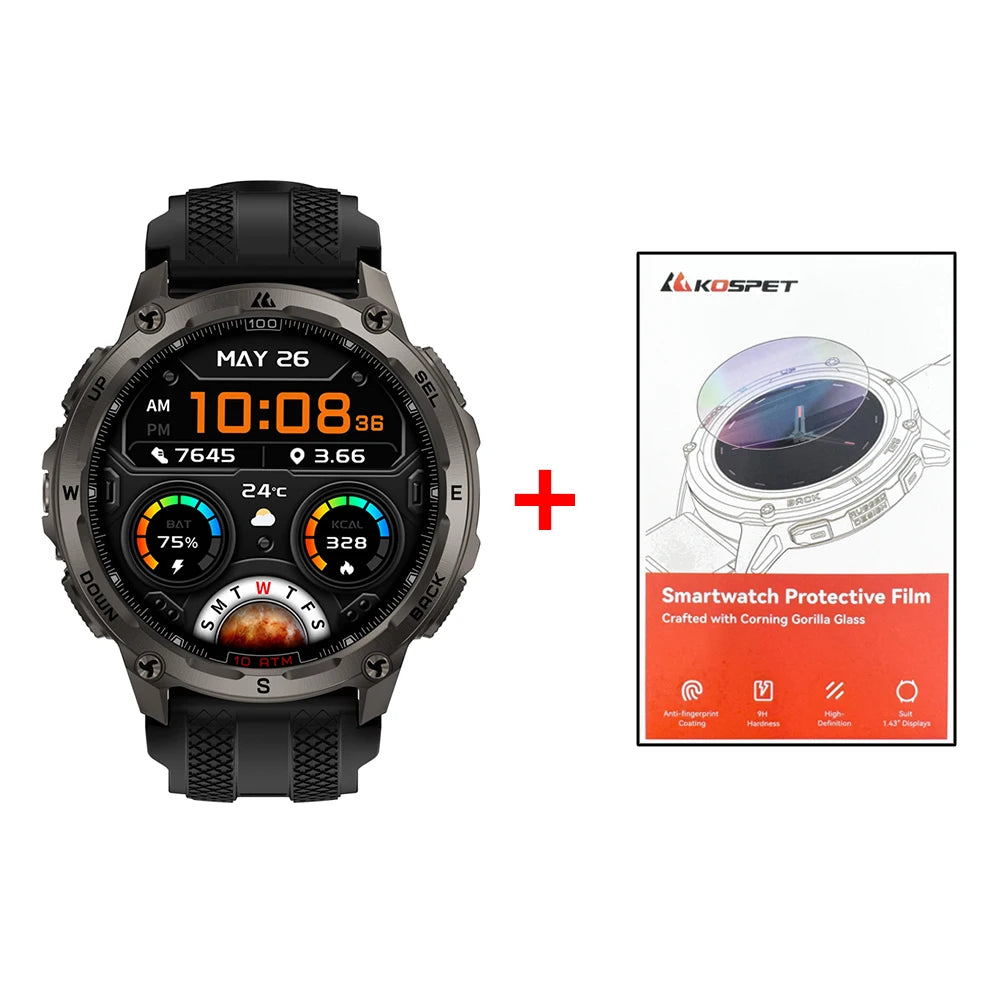 Montre KOSPET TANK T4 GPS cartes hors ligne – CLEVI Paris