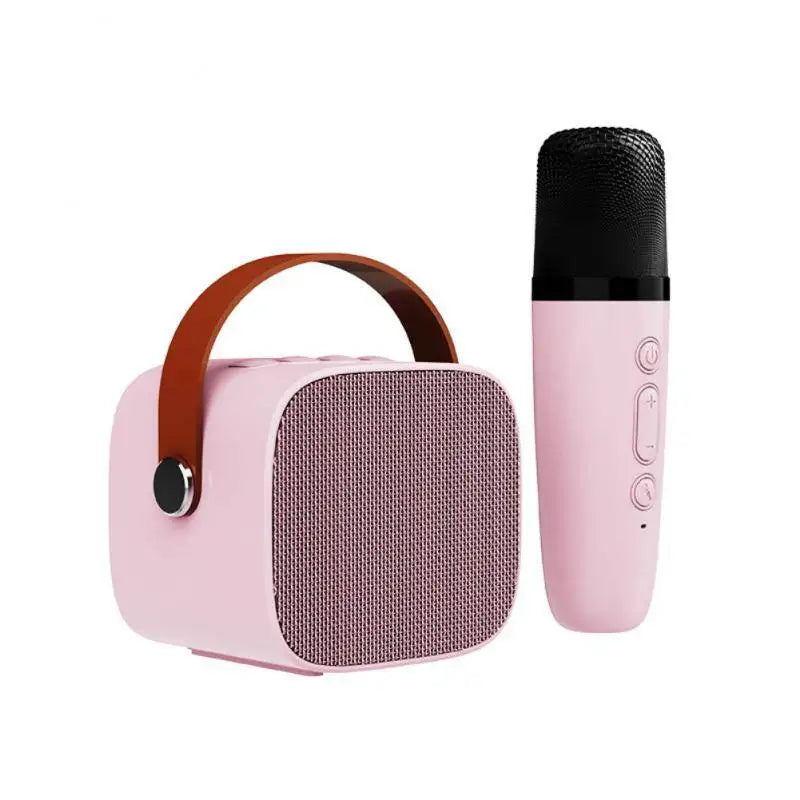 Machine Karaoké Bluetooth KTV – 1 ou 2 Micros Sans Fil, HiFi 3D, LED, Enfants & Adultes