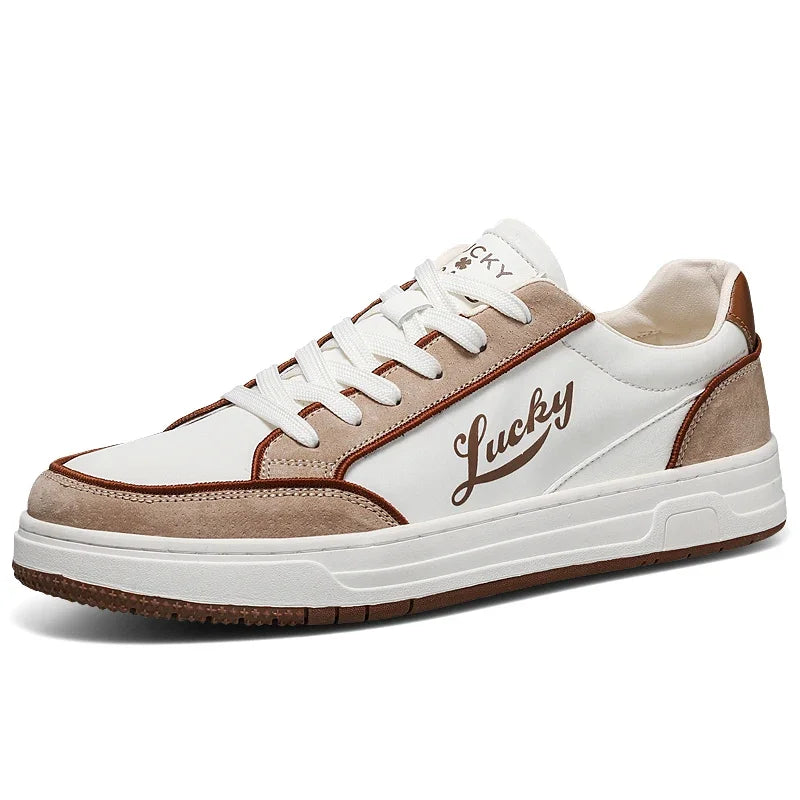 Sneakers Running Homme Cuir Véritable Léger Lacets Sport Outdoor EU 39-44 – CLEVI Paris