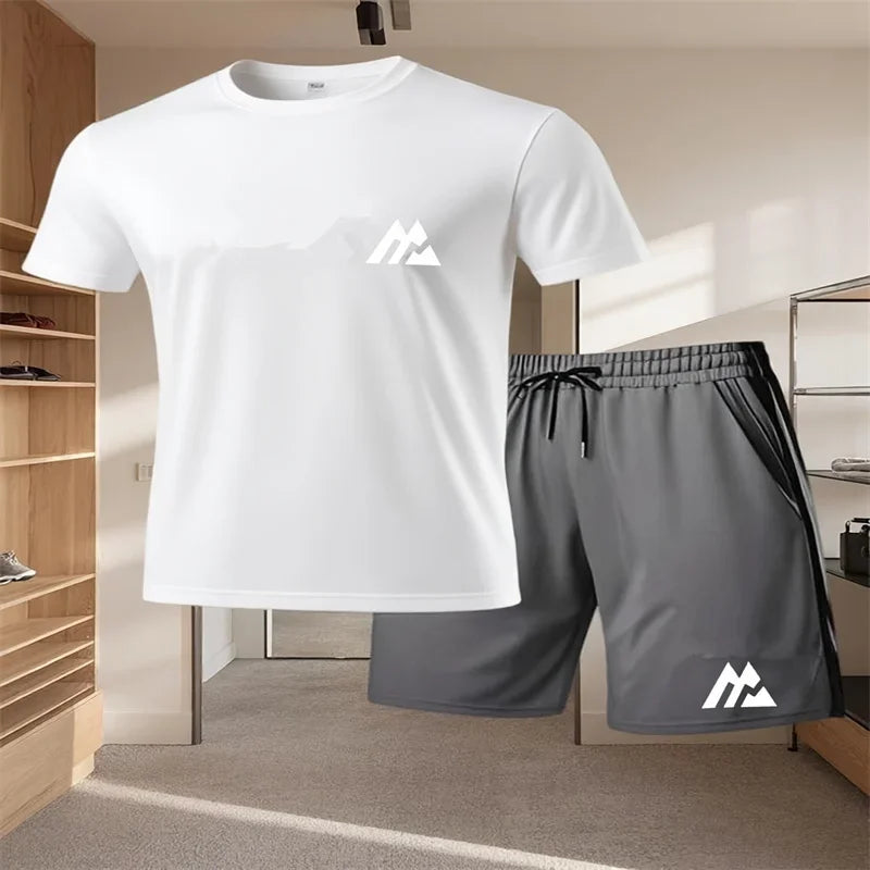 Ensemble homme urbain t-shirt et short – CLEVI Paris