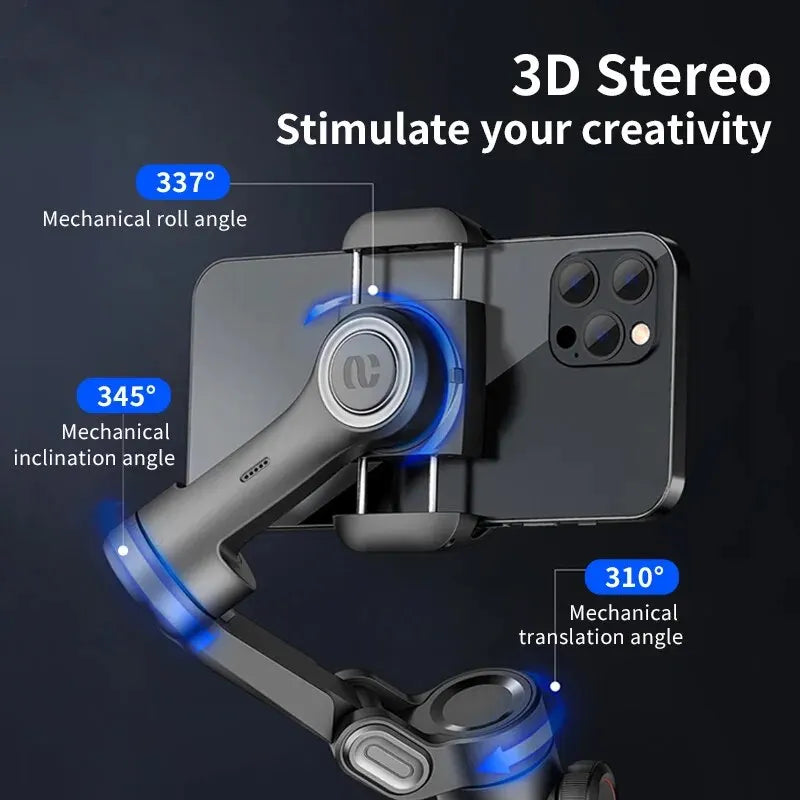 Stabilisateur smartphone 3 axes AOCHUAN – CLEVI Paris