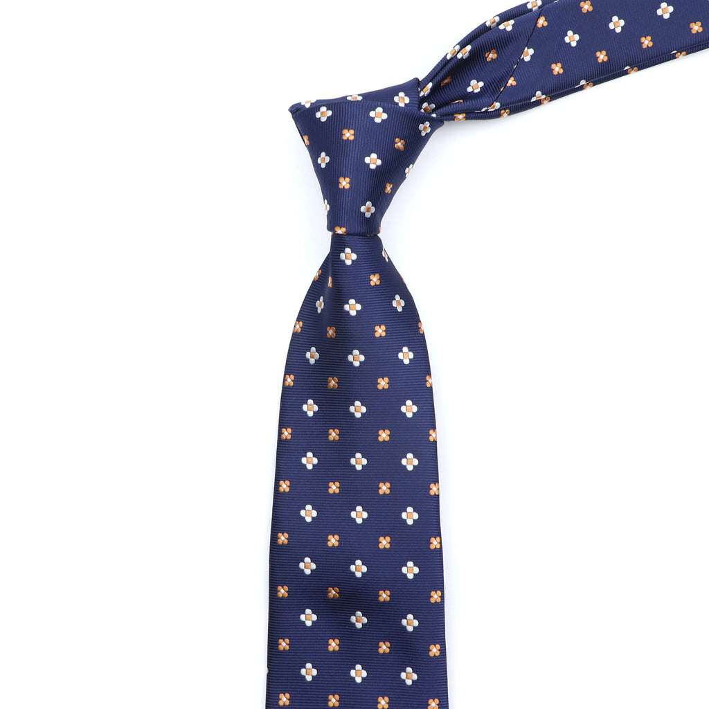 Cravate homme rayée motif paisley 145 cm – CLEVI Paris