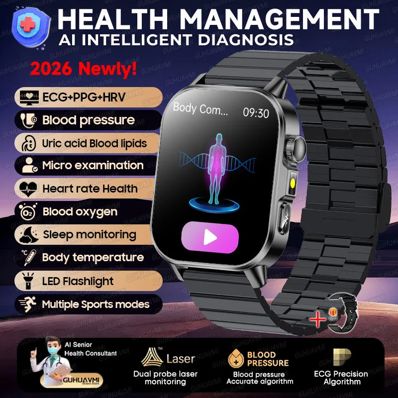 Montre connectée ET571 AMOLED 2″ – CLEVI Paris