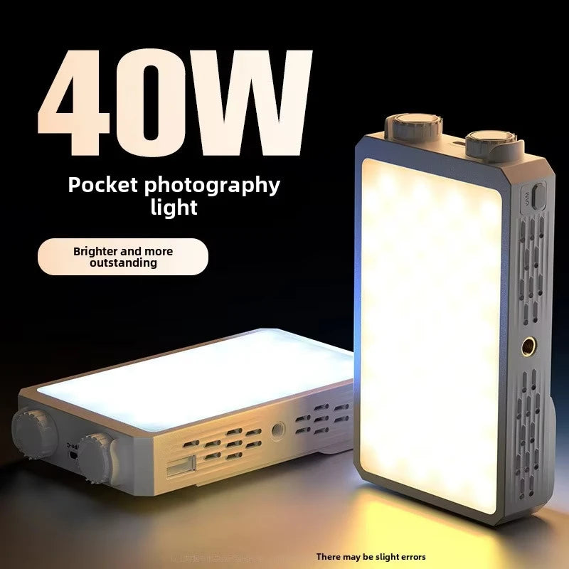 Lampe vidéo LED ZUIDID V40 rechargeable – CLEVI Paris