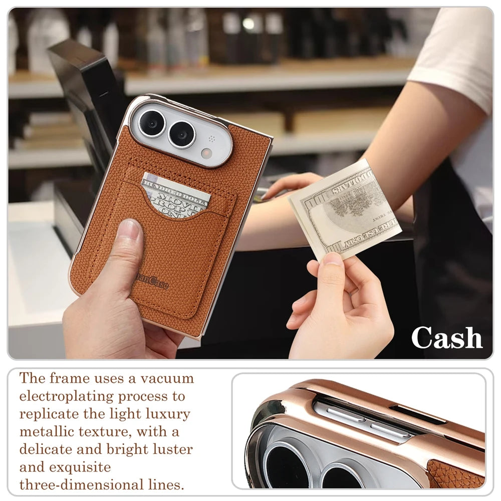 Étui iPhone Duo simili cuir avec béquille – CLEVI Paris