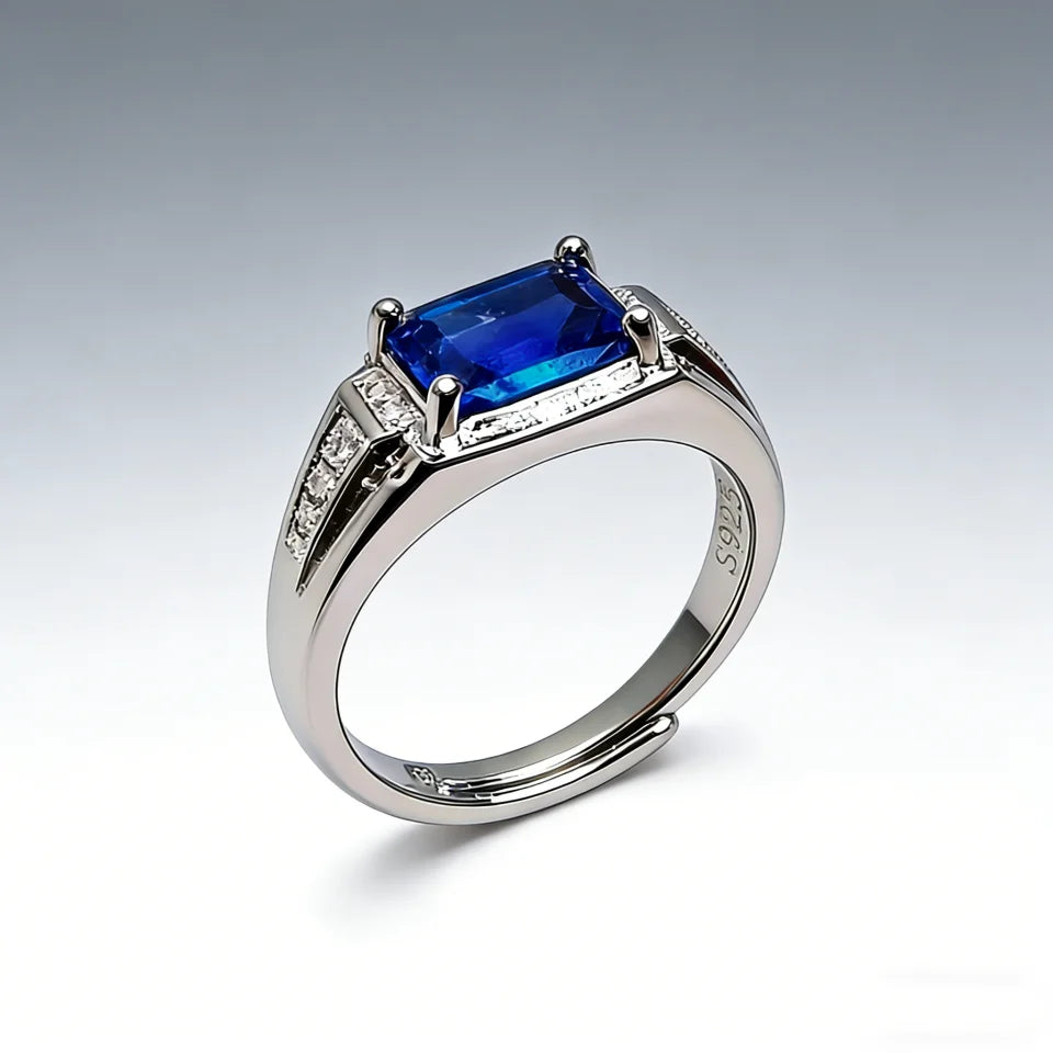 Bague Femme Argent 925 Cristal Cocktail – CLEVI Paris