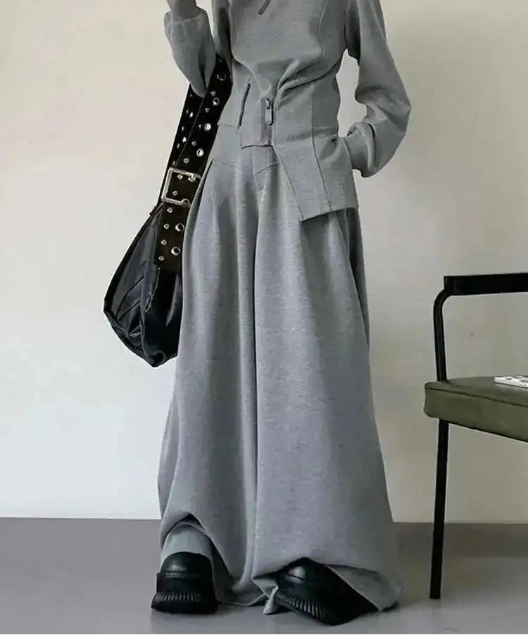Tenue femme grise : veste, pantalon ou duo – CLEVI Paris