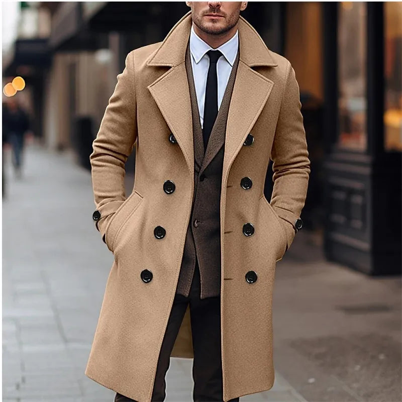 Manteau croisé homme – CLEVI Paris