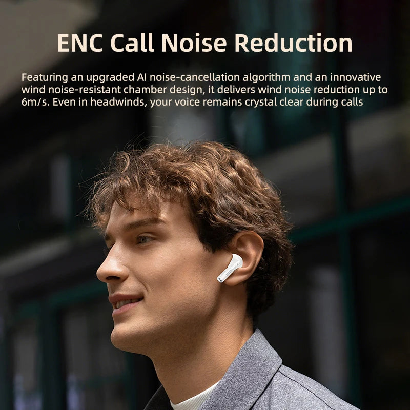 Écouteurs Sans Fil Lenovo LE257 TWS Bluetooth 6.0 HiFi Réduction de Bruit ENC Gaming Sport – CLEVI Paris
