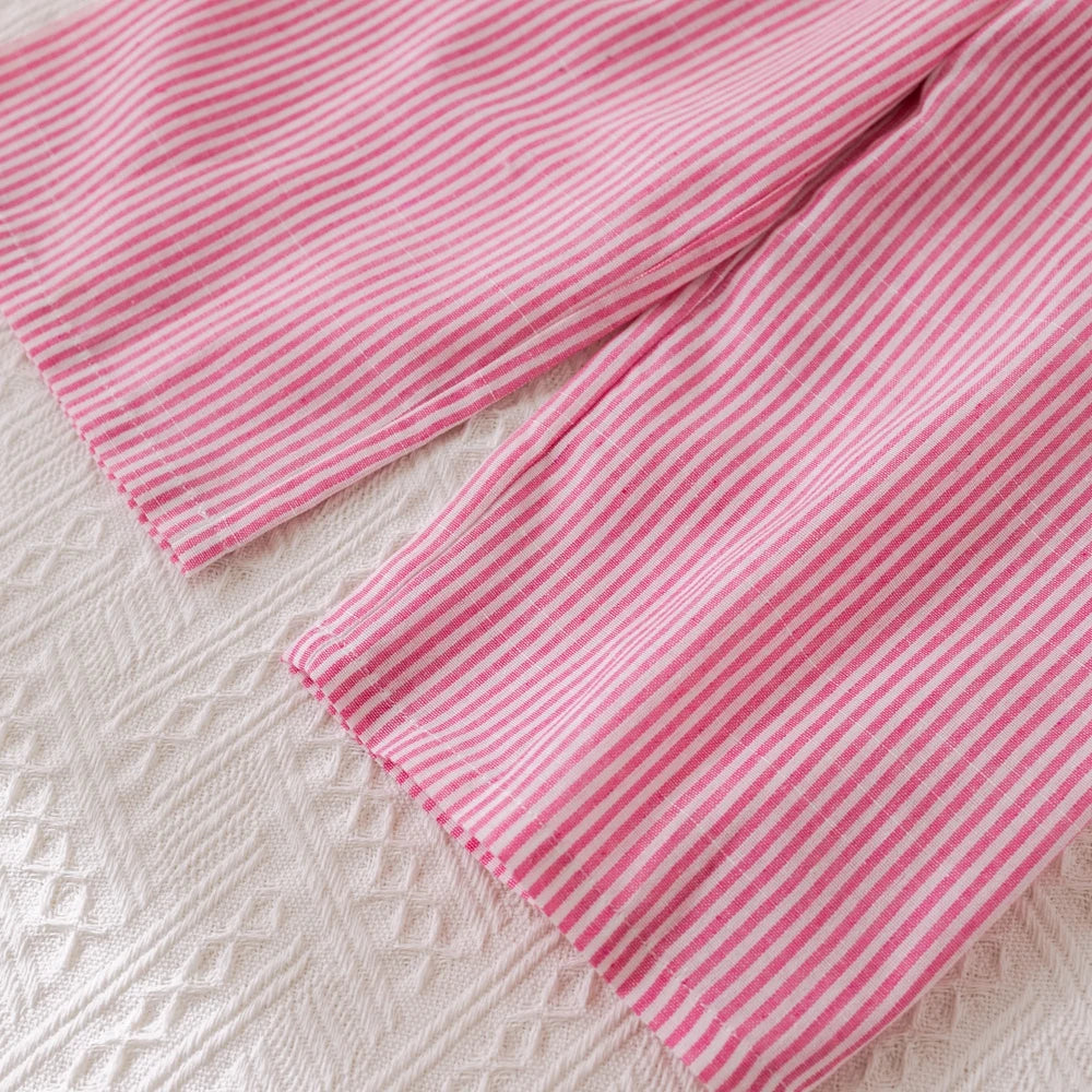 Ensemble fille rose à rayures Humor Bear – CLEVI Paris