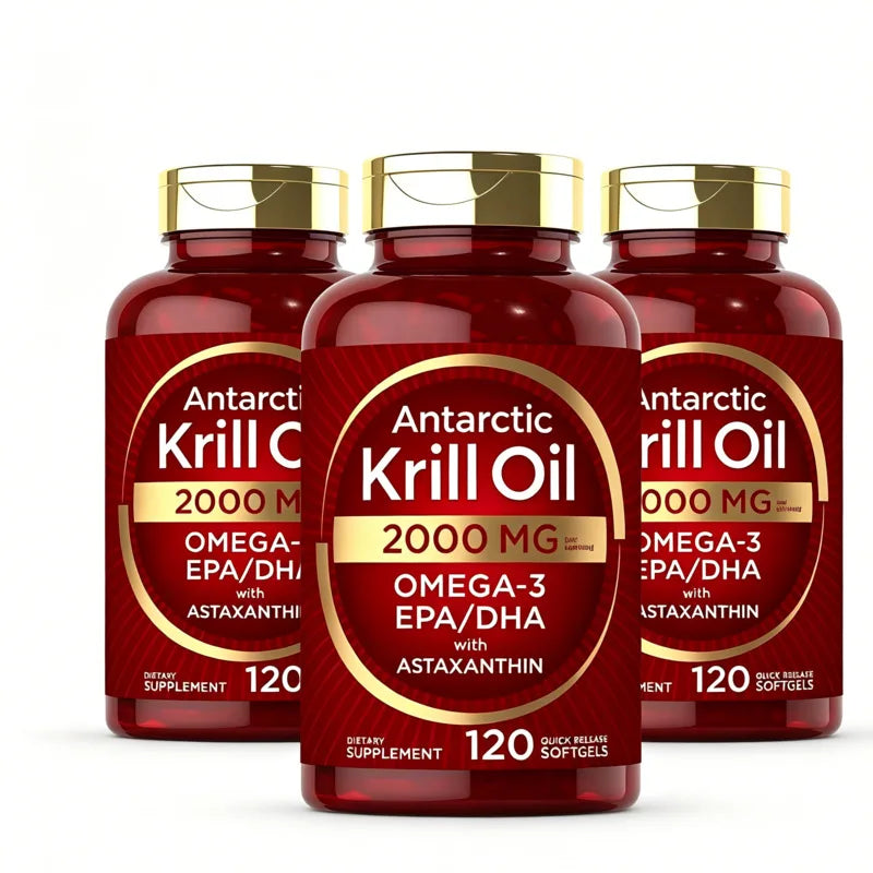 Huile de krill, 60 capsules molles – CLEVI Paris