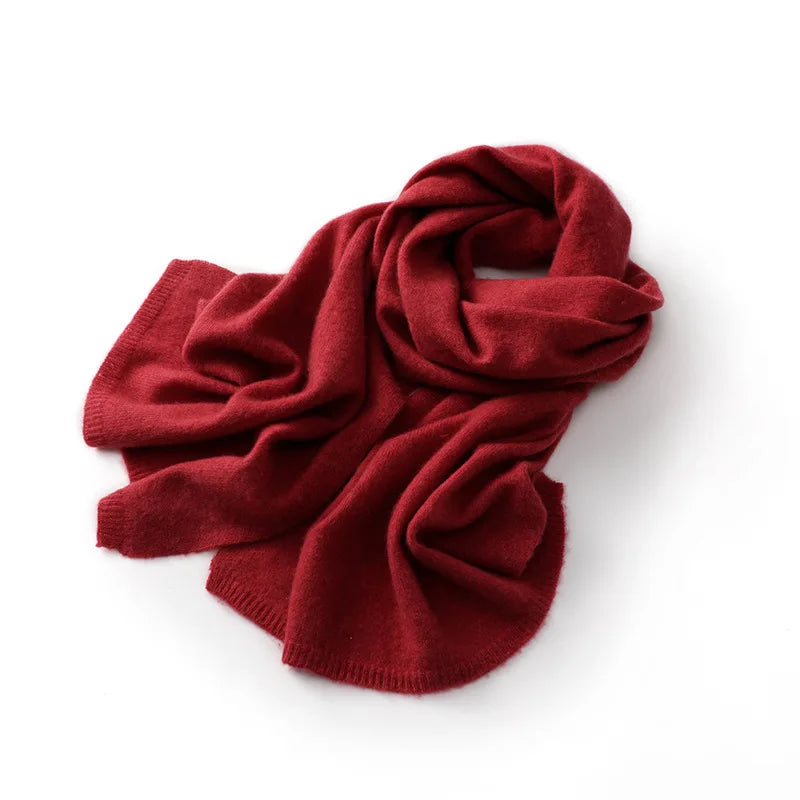 Écharpe 100 % cachemire femme 180 × 45 cm – CLEVI Paris