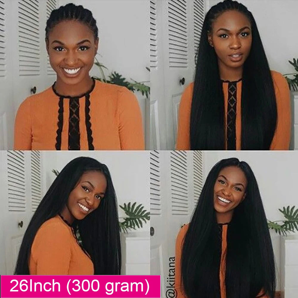 Extensions Crochet Yaki Straight Cheveux Humains Invisible Knots Boho Braids – CLEVI Paris