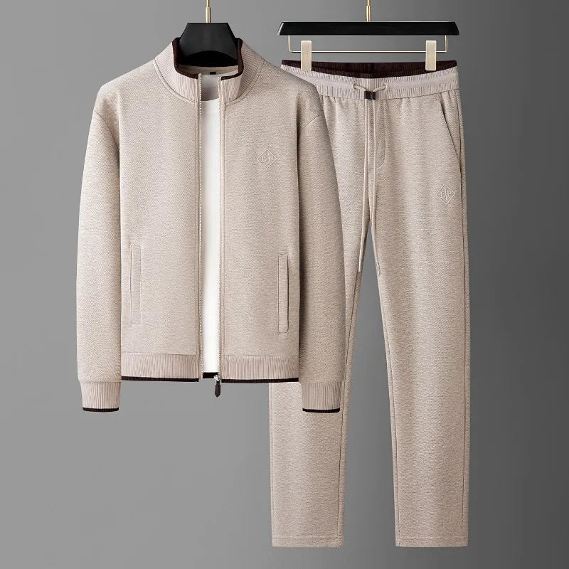 Ensemble homme Minglu en maille à col montant – CLEVI Paris