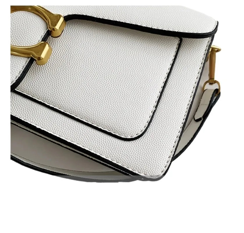 Mini Sac Carré Femme PU Double Sangle Bandoulière & Sous le Bras 4 Coloris – CLEVI Paris