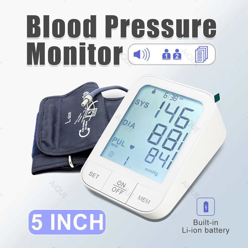 Tensiomètre Bras Automatique AIQUE LCD Rechargeable – CLEVI Paris