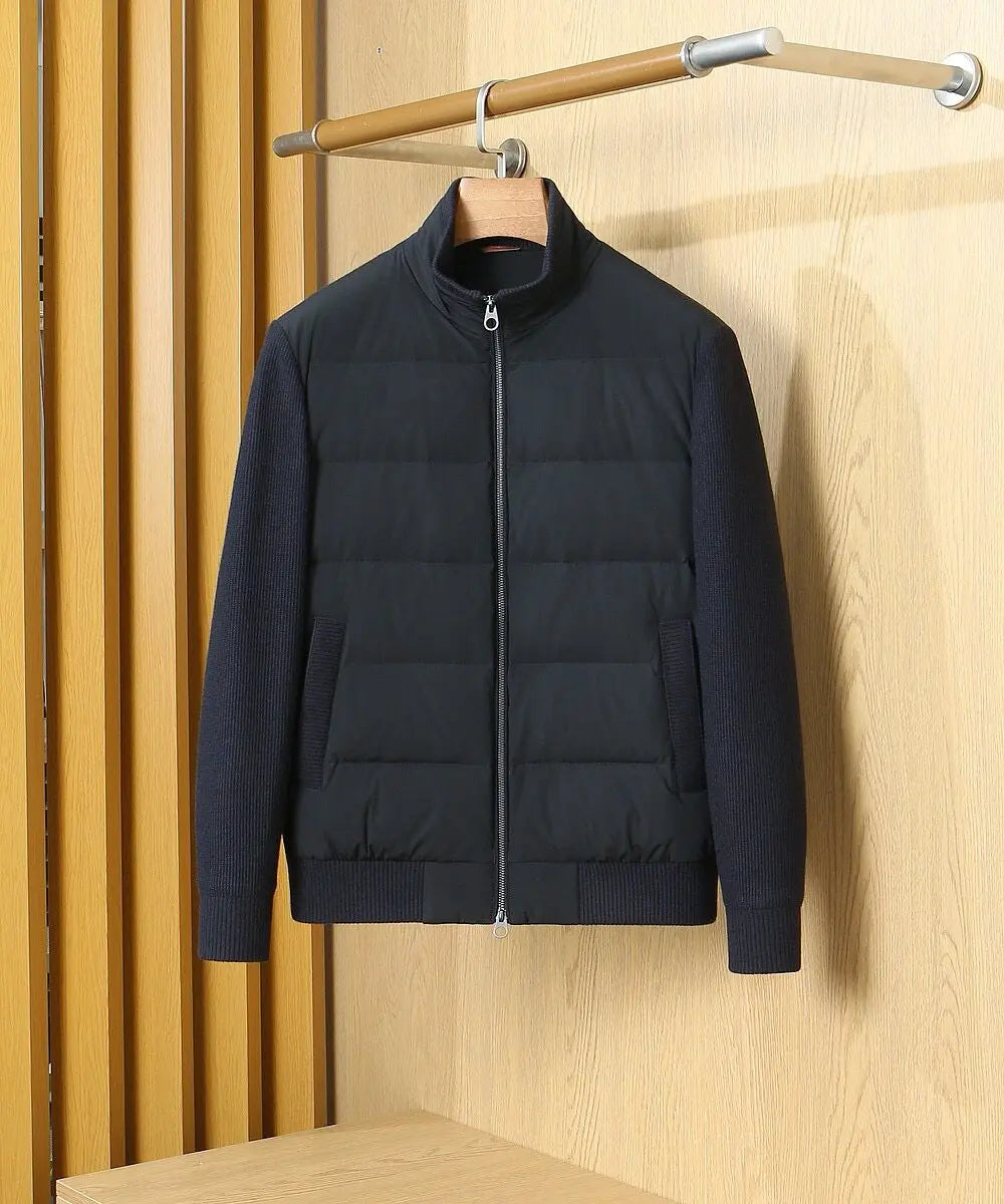 Veste en duvet de canard zippée – CLEVI Paris