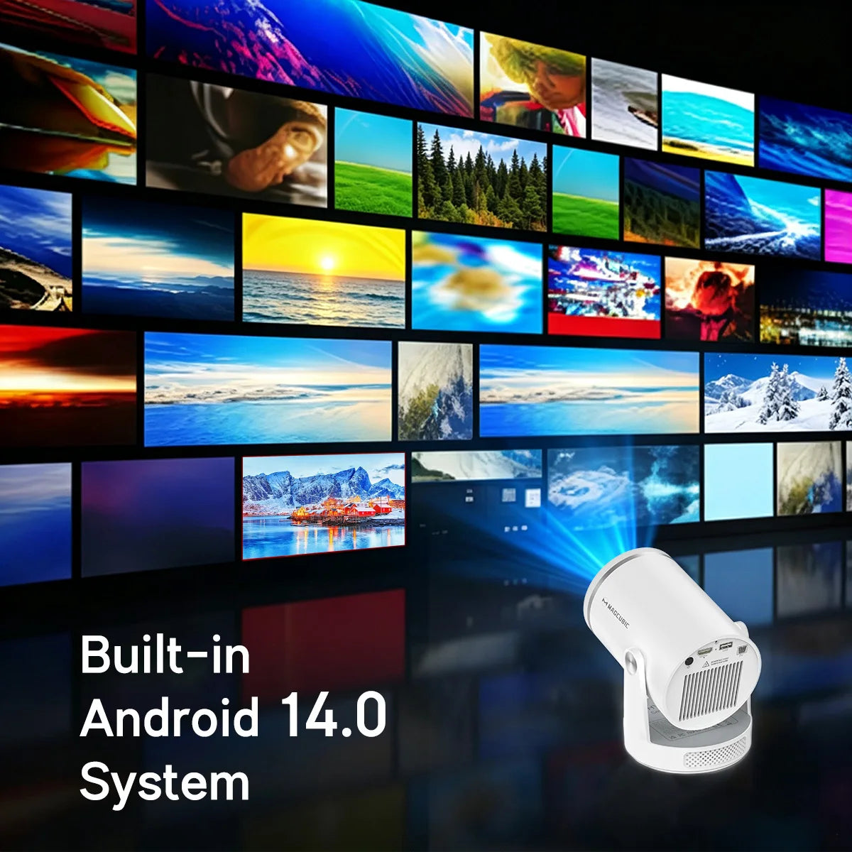 Vidéoprojecteur Magcubic HY320Pro Full HD – CLEVI Paris
