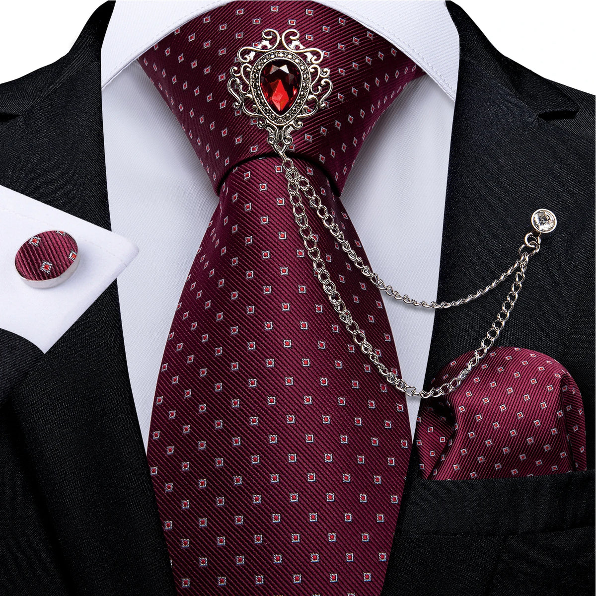 Coffret cravate homme, pochette et accessoires – CLEVI Paris