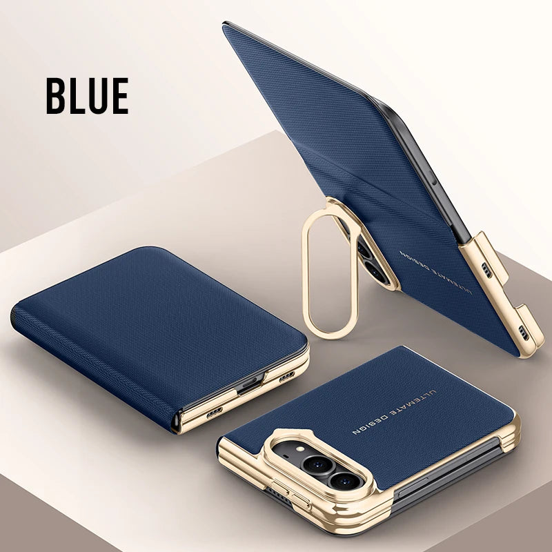 Étui iPhone Duo en simili cuir avec support – CLEVI Paris