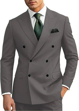 Costume homme 2 pièces double boutonnage – CLEVI Paris