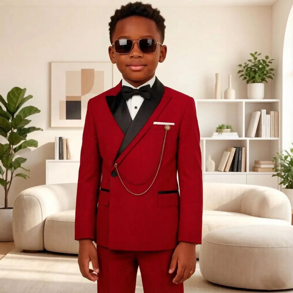Costume garçon cérémonie à simple boutonnage – CLEVI Paris