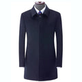 Manteau long homme en laine et cachemire – CLEVI Paris