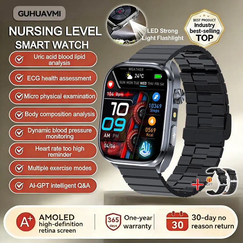 Montre KAVSUMI ET572 AMOLED 2″ Bluetooth – CLEVI Paris