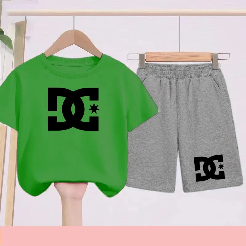Ensemble enfant imprimé haut et short – CLEVI Paris